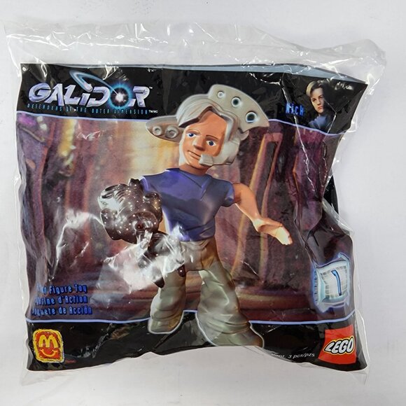 Lego Gladiator Set of 5 2002 McDonalds Happy Meal Toys Sealed with Bonus - Picture 5 of 8